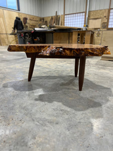 Missoula larch burl coffee table