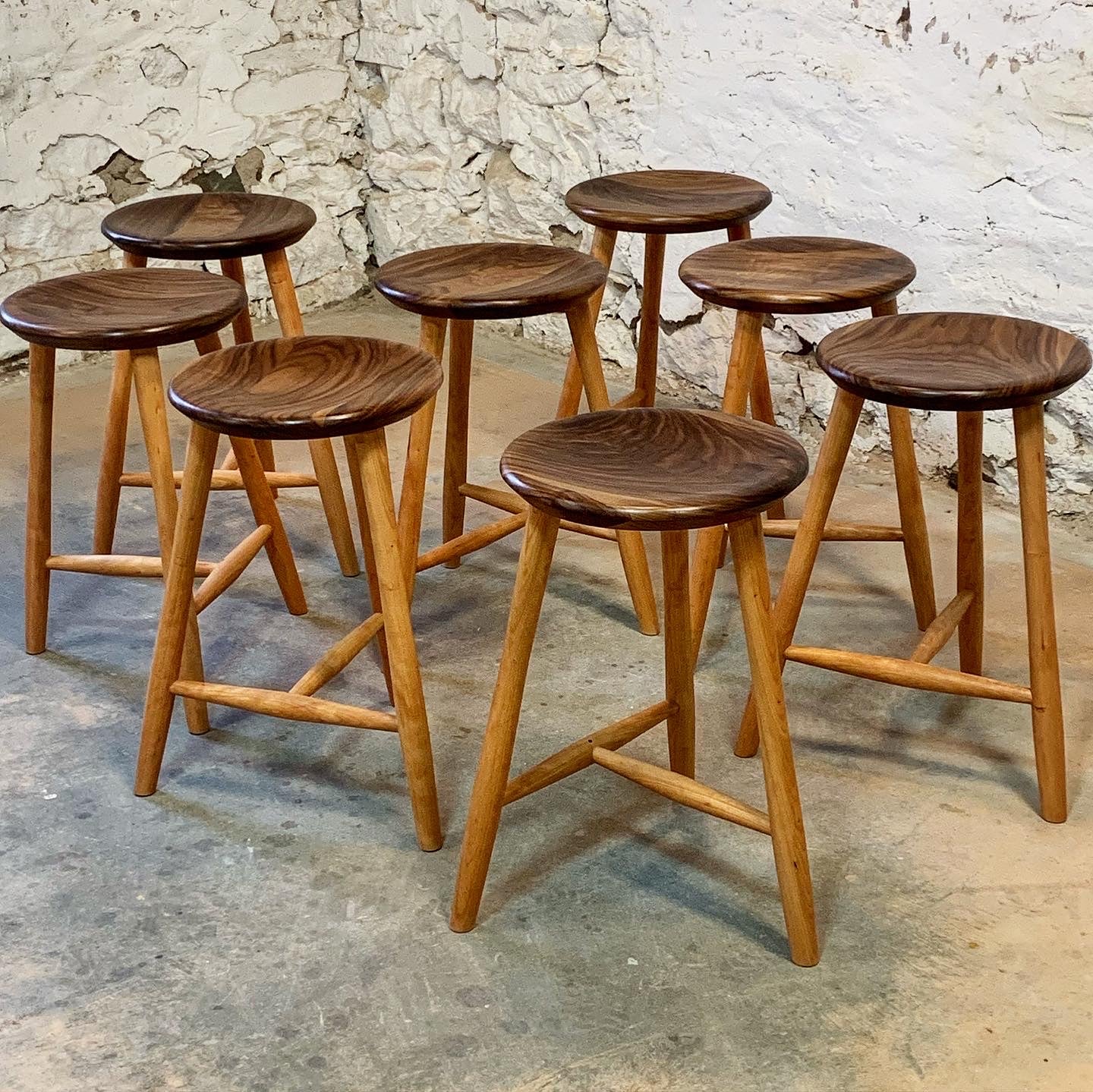 Tripod stool (set of six) – dovetail furniture